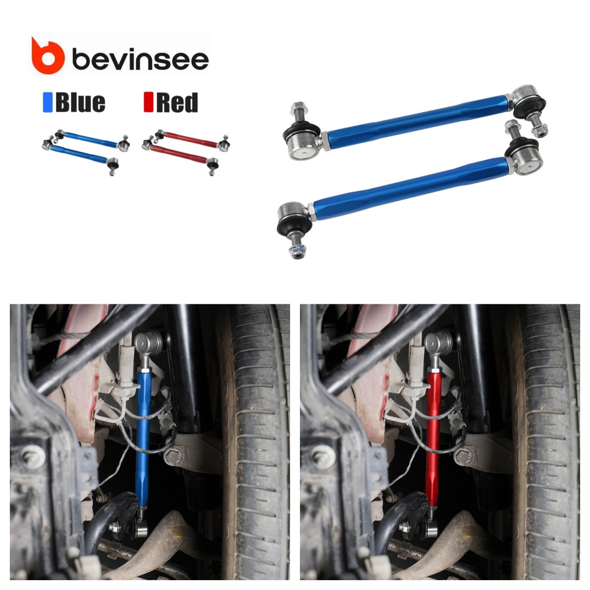 Motorcycle Gear Near Me - BEVINSEE Adjustable Front Sway Bar End