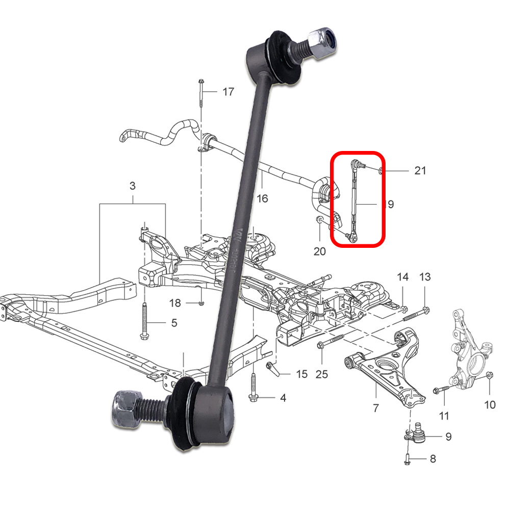 Motorcycle Gear Near Me - FRONT Stabilizer Link L/R for CHEVROLET