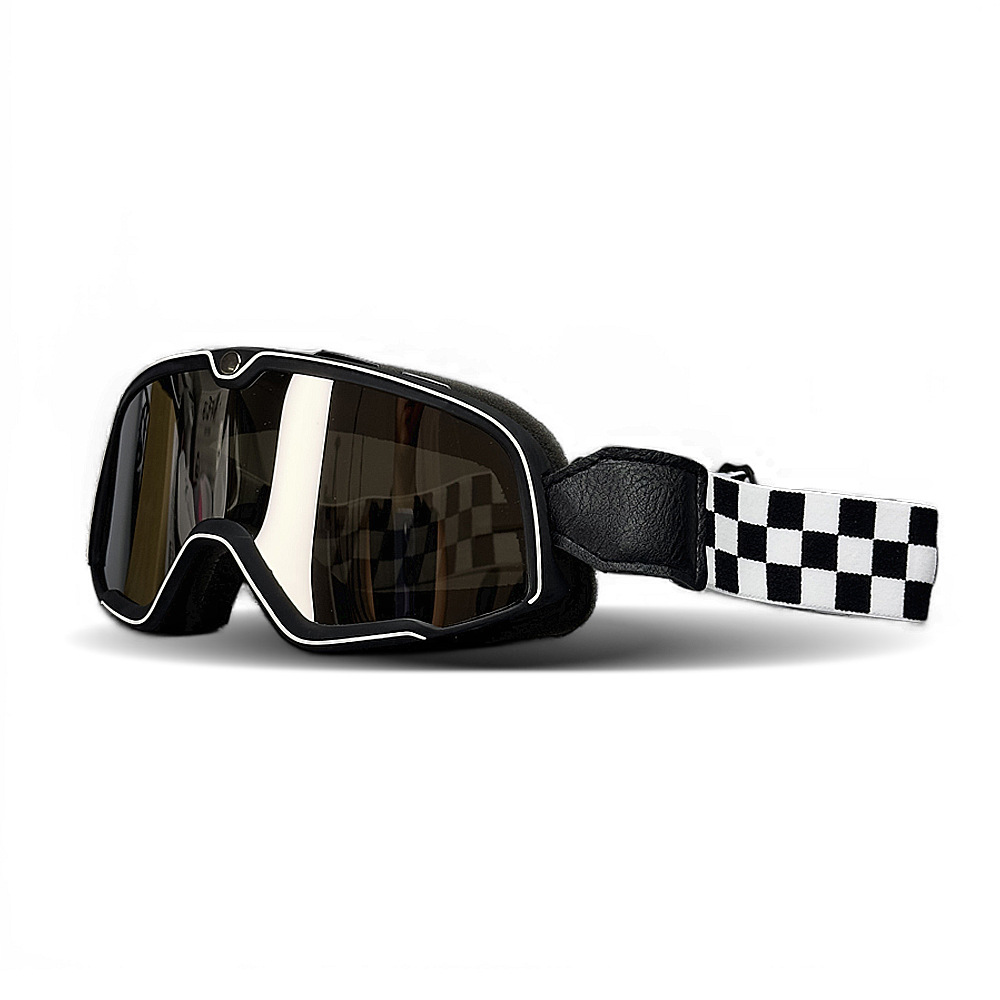 Motorcycle Gear Vintage - Retro Motorcycle Helmet Pilot Goggles Glasses