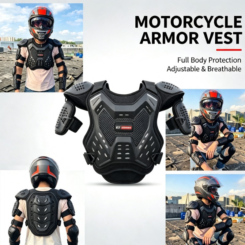 Motorcycle Gear Youth - Motorcycle Youth Protection Gear, Shock-absorbing Motorcycle
