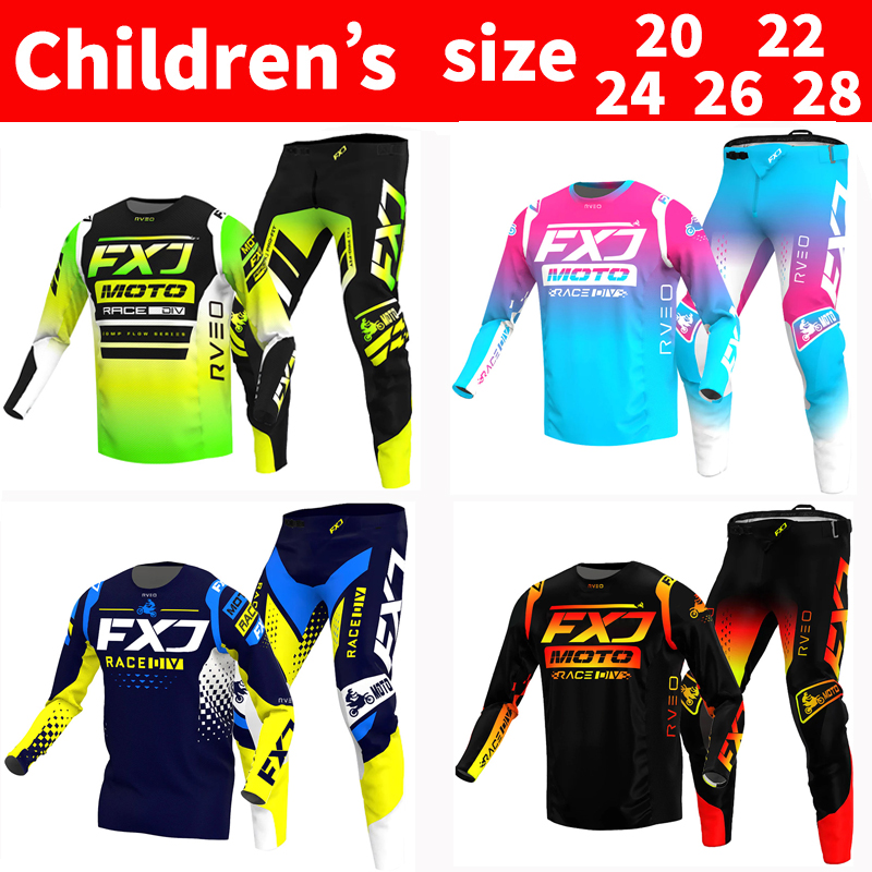 Motorcycle Gear Youth - FXJ Motocross Jersey and Pants kids