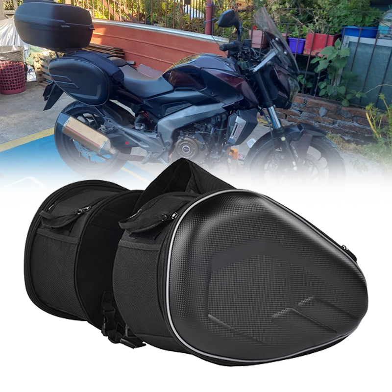 Motorcycle Gear Travel Bag - Motorcycle Waterproof Saddlebags 36L-58L Expandable Capacity