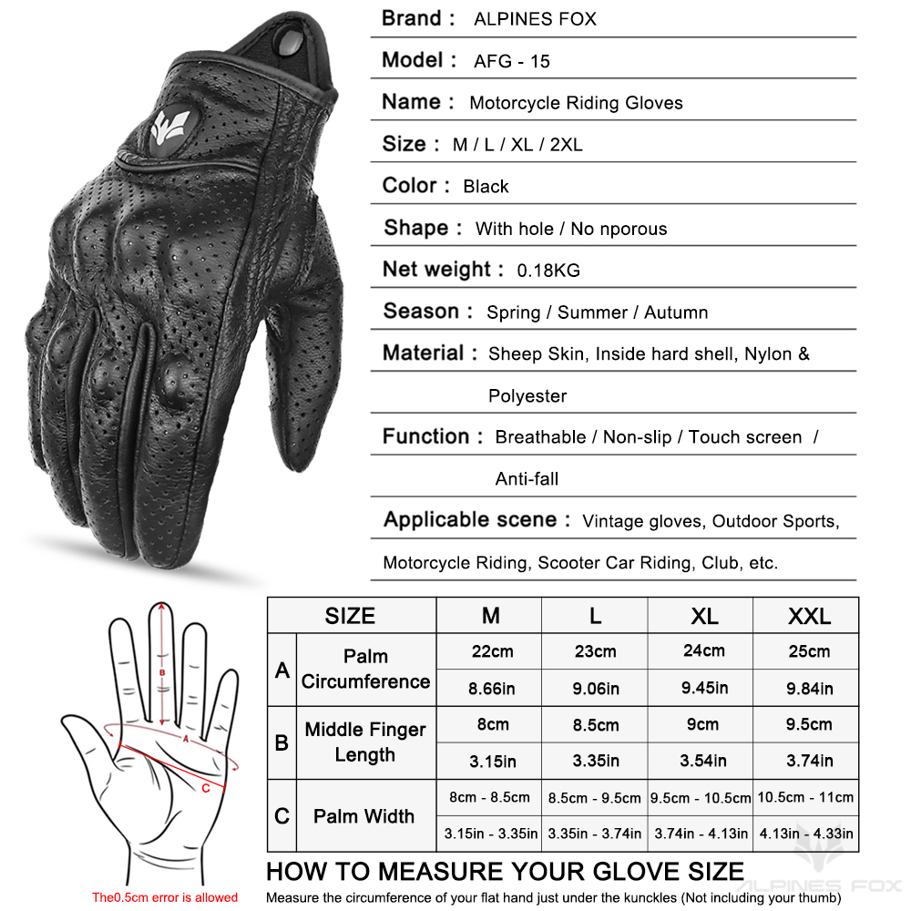 Retro Motorcycle Leather Glove - đánh giá và giá Motorcycle Gear Fox