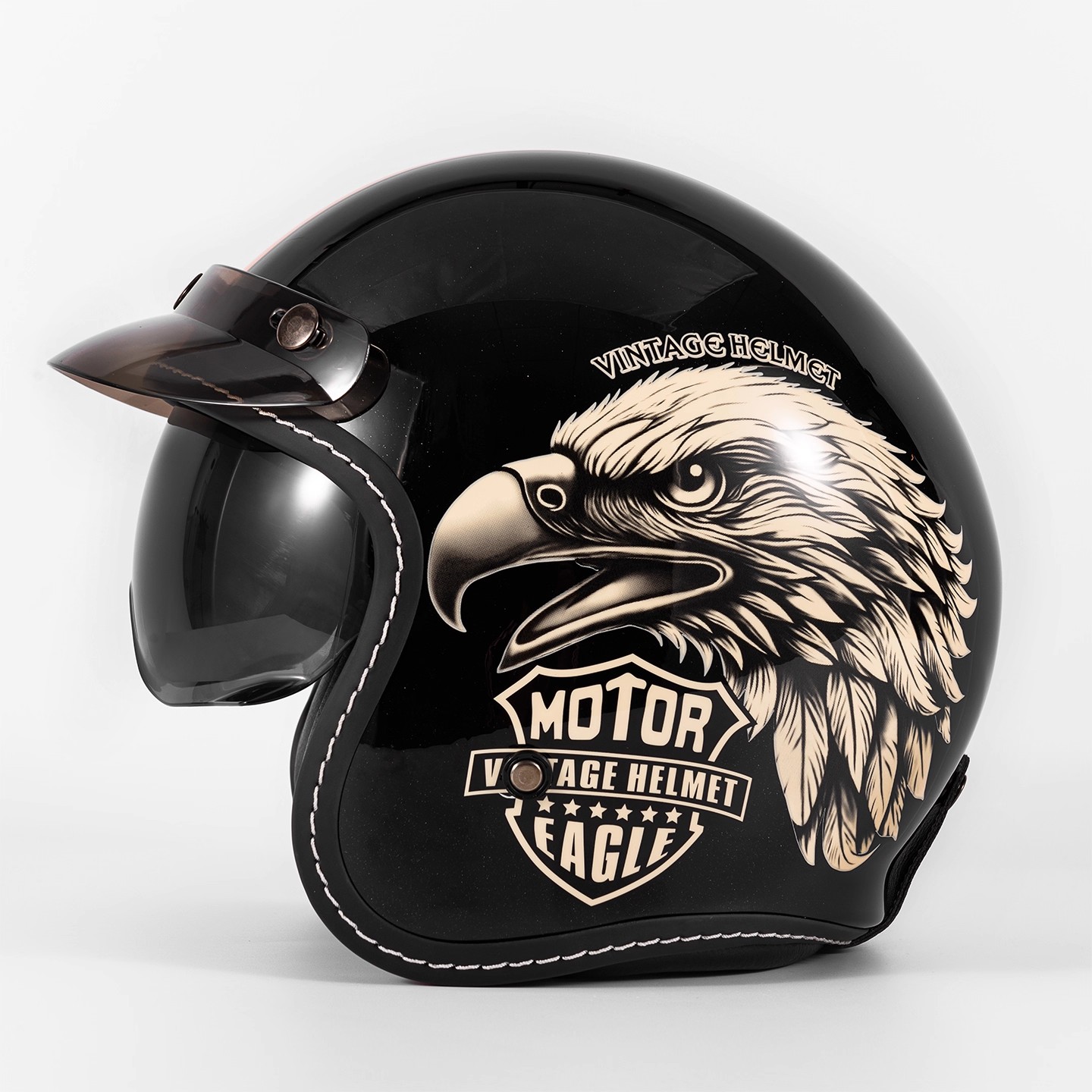 Unisex Retro Three-Quarter Mot - đánh giá và giá Motorcycle Gear Vintage