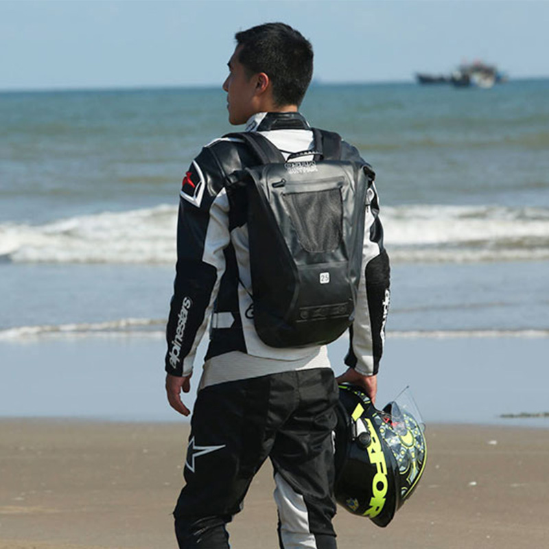 OSAH Black Motorcycle Bag 25L  - đánh giá và giá Motorcycle Gear Travel Bag