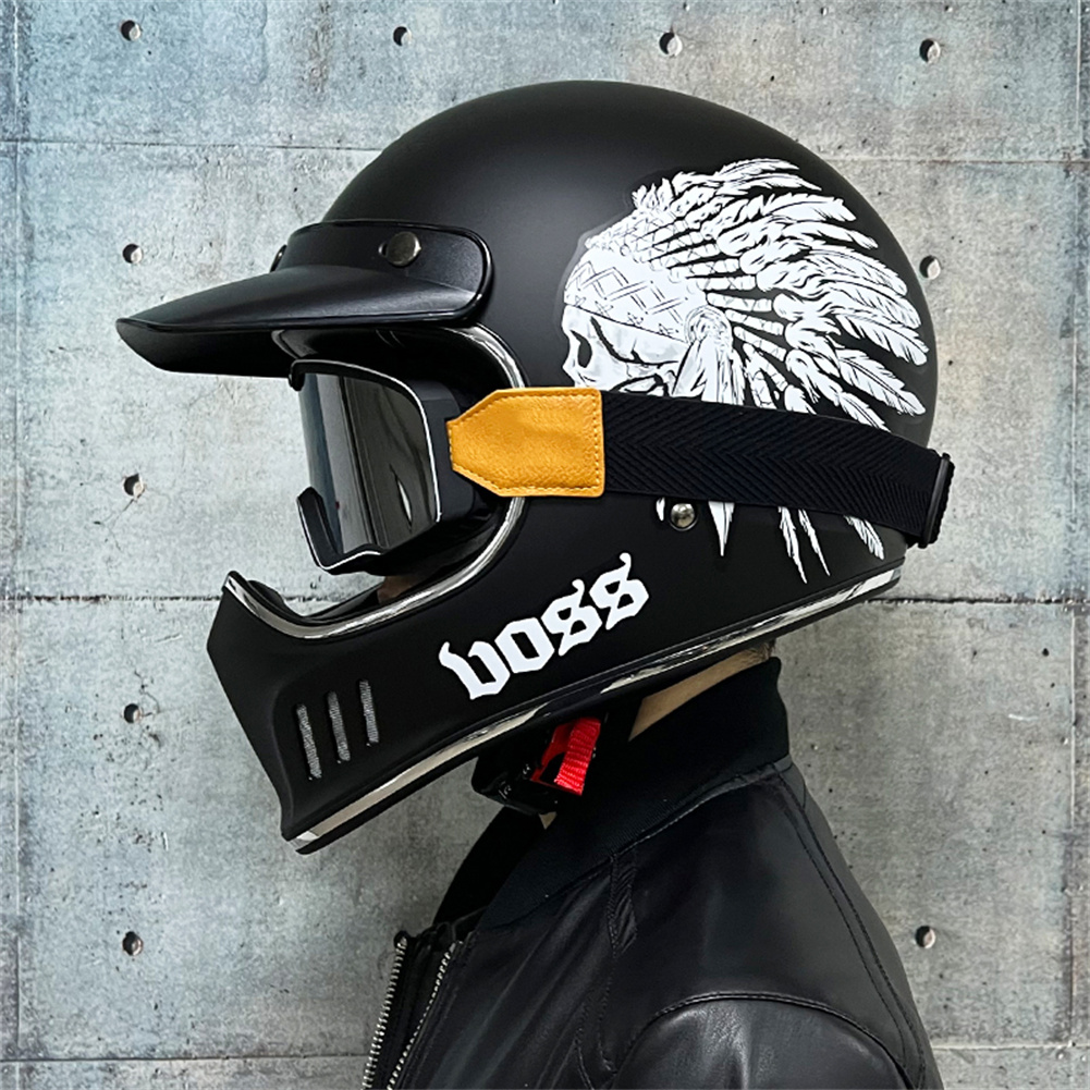 Vintage Full Face Motorcycle M - đánh giá và giá Motorcycle Gear Vintage