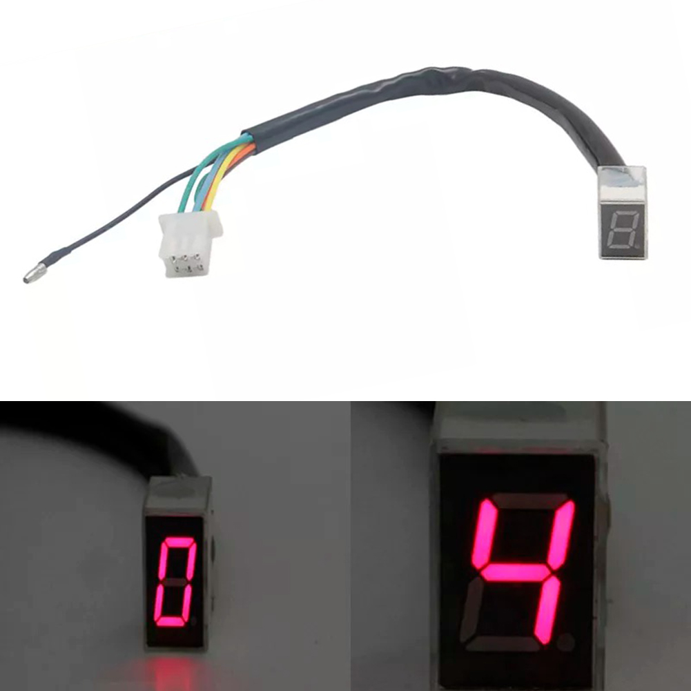 Red Display Color Gear Shift S - đánh giá và giá Motorcycle Gear Indicator Install