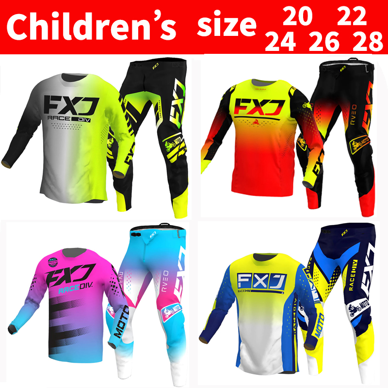 FXJ Motocross Jersey and Pants - đánh giá và giá Motorcycle Gear Youth