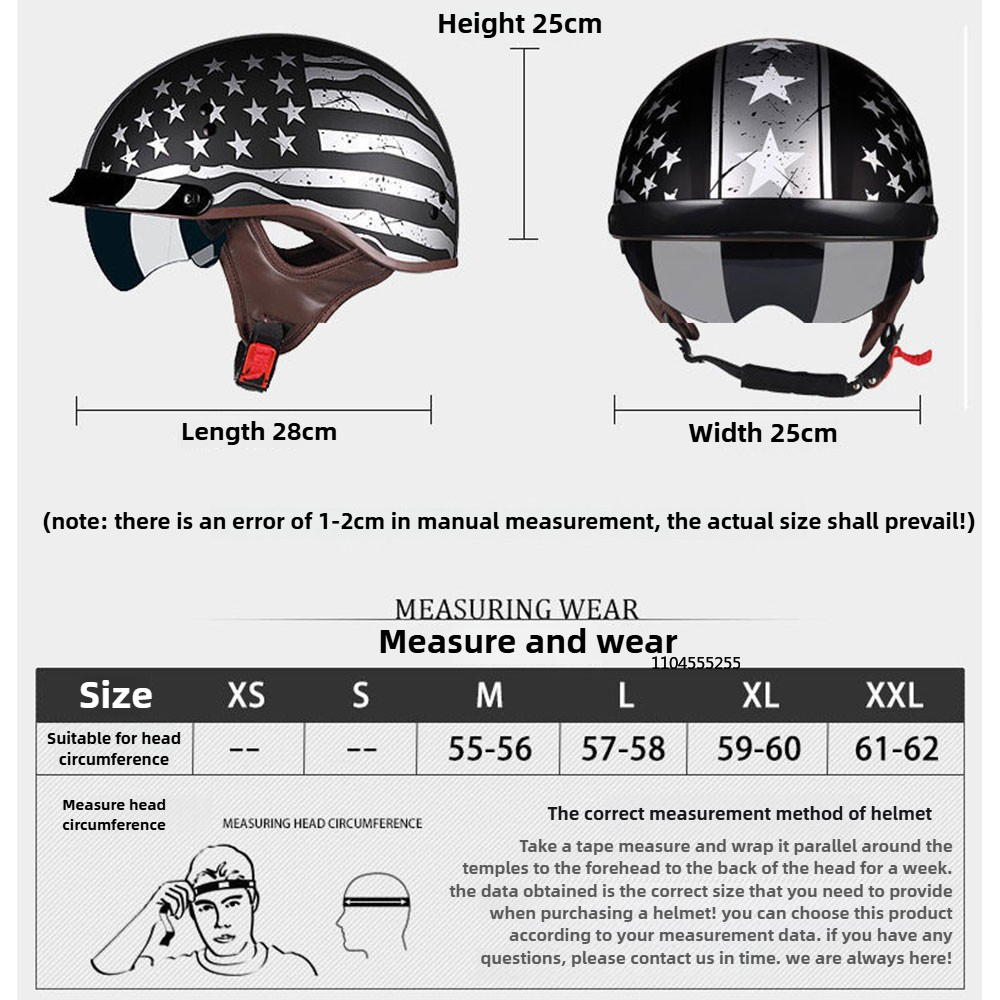 Motorcycle Helmet DOT Certific - đánh giá và giá Motorcycle Gear Vintage