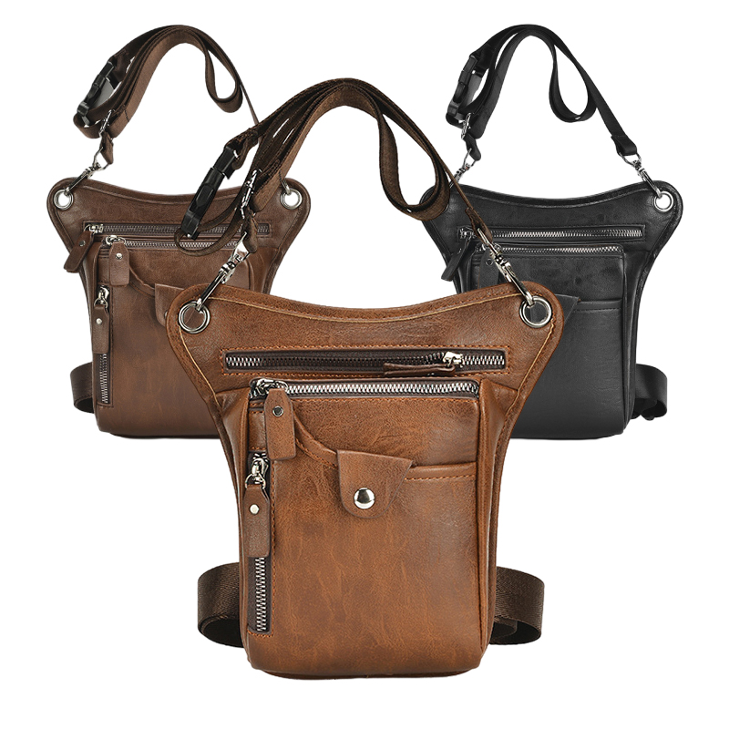 Vintage Pu Leather Waist Pack  - đánh giá và giá Motorcycle Gear Vintage
