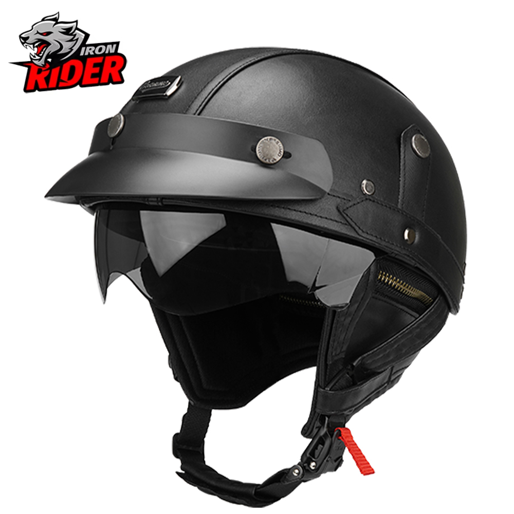 Black Motorcycle Half Helmet G - đánh giá và giá Motorcycle Gear Vintage