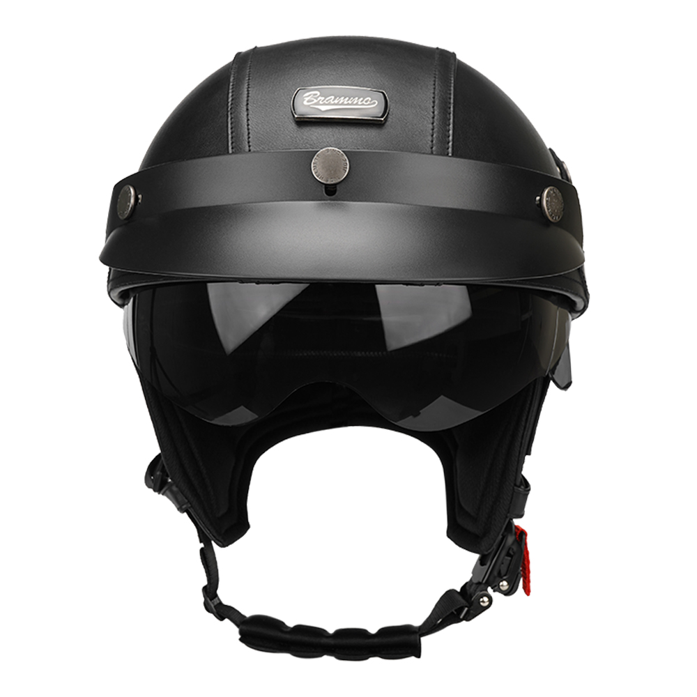 Black Motorcycle Half Helmet G - đánh giá và giá Motorcycle Gear Vintage